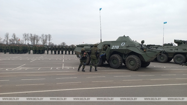 Новую технику получили военнослужащие 38-й Брестской десантно-штурмовой бригады