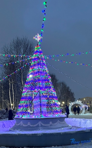 Такого еще не было. Огни на барановичской елке зажег огромный дракон Такого еще не было. Огни на барановичской елке зажег огромный дракон