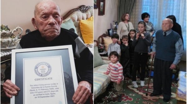 В Испании в возрасте 112 лет умер старейший мужчина в мире