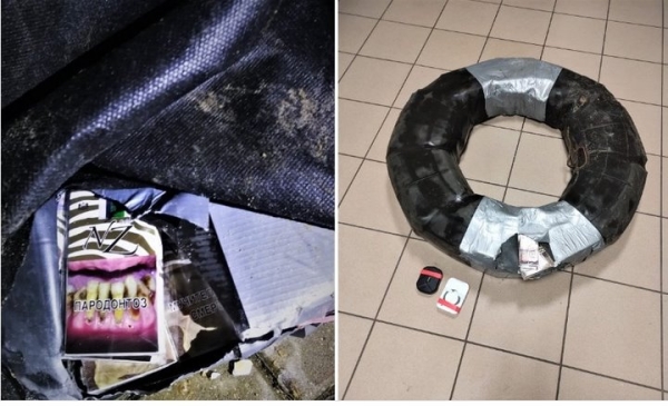 По Неману плыла покрышка с GPS-датчиком. Как думаете, что было внутри? По Неману плыла покрышка с GPS-датчиком. Как думаете, что было внутри?