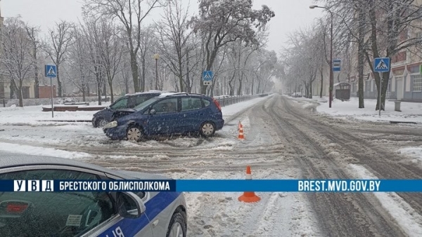 В Бресте две женщины попали в ДТП