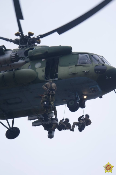 Элементы беспарашютного десантирования отработали на полигоне под Брестом