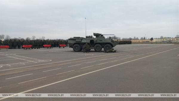 Новую технику получили военнослужащие 38-й Брестской десантно-штурмовой бригады