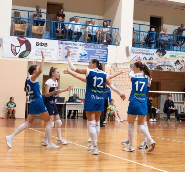 Обе волейбольные команды из Бреста с побед начали новый чемпионат Беларуси