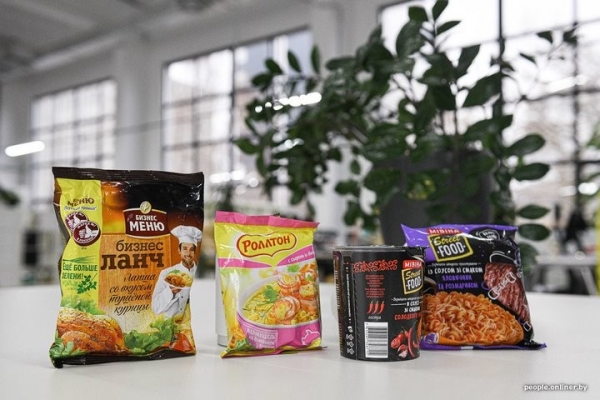 Из чего состоит лапша быстрого приготовления?