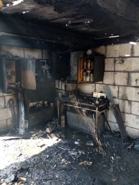 В деревне Бараны Ивацевичского района горел гараж