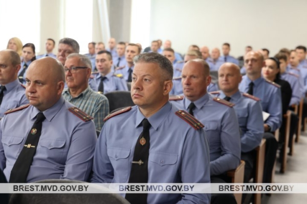 Коллективу Брестского РОВД представлен новый руководитель