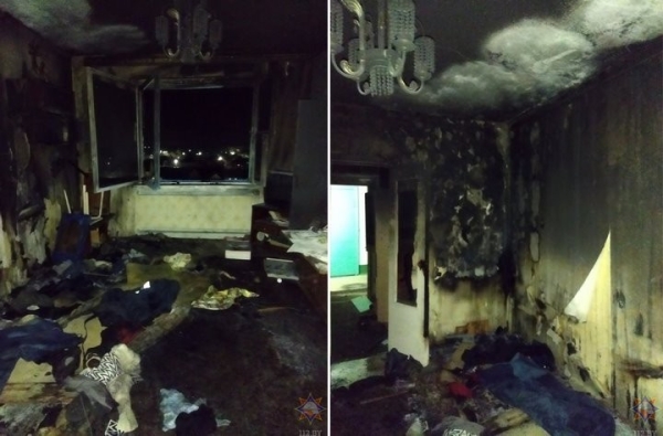 Три человека спасены на пожаре в Барановичах