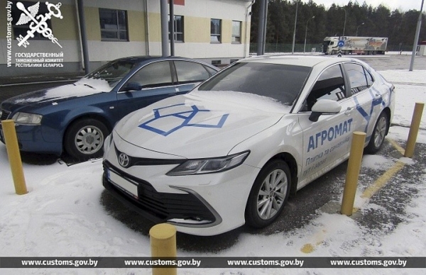 Брестские таможенники пресекли незаконный ввоз на территорию ЕАЭС авто TOYOTA CAMRY 2021 года выпуска