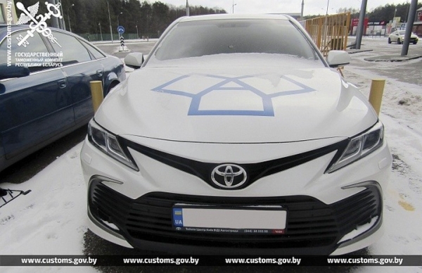 Брестские таможенники пресекли незаконный ввоз на территорию ЕАЭС авто TOYOTA CAMRY 2021 года выпуска